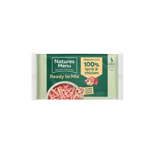 Natures Menu Raw Freeflow 100% Lamb & Chicken 2kg (Frozen)