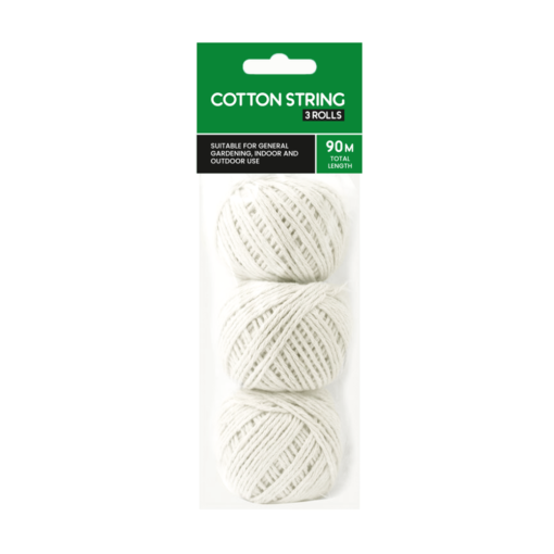 Cotton string 3 Rolls 90m