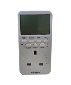 VIVOSUN 7 Day Programmable Digital Timer with Dual Outlet