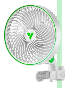VIVOSUN AeroWave E6 WHITE 6″ EC Clip Fan – SINGLE Pack