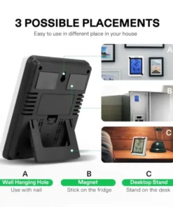 Alternative view of VIVOSUN Wireless Thermometer and Hygrometer (3 Remote Sensors)