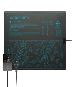 AC Infinity SUNCORE H5, Seedling Heat Mat with Heat Controller, IP-67 Waterproof, 20" x 20.75"