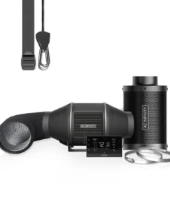 AC Infinity Air Filtration Kit 4" Pro with AI Environment Controller, Upgraded Inline Fan, Carbon Filter