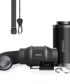 AC Infinity Air Filtration Kit 6" Pro with AI Environment Controller, Upgraded Inline Fan, Carbon Filter