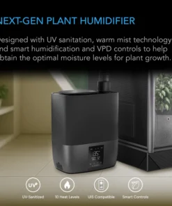 Alternative view of AC Infinity Cloudforge T5, Environmental Plant Humidifier, 9L, Smart Controls, Targeted Cool and Warm Vaporizing