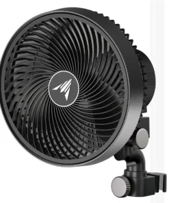 AC Infinity Cloudray S9, Gen 2 Grow Tent Clip Fan 9” With Long-Life Ec Motor, 10-Level Dynamic Wind Modes & Fan Speeds, 10-Level Auto Oscillation