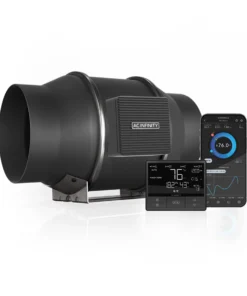 AC Infinity Cloudline Pro T6, Quiet Inline Duct Fan System With Temperature Humidity Vpd Controller, 6-Inch