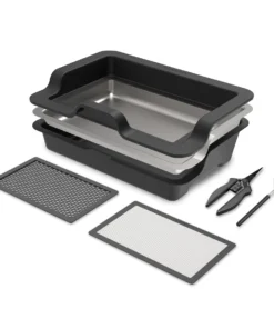 AC Infinity Large Trim Tray System, 3-Tray & 2-Screen Kit, Interchangeable and Ergonomic Design