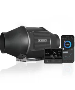 AC Infinity Cloudline Pro T4, Quiet Inline Duct Fan System With Temperature Humidity Vpd Controller, 4-Inch