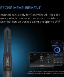 Alternative view of AC Infinity AI Soil Sensor - Probe Exclusively for Controller AI+, Monitors Moisture and Saturation Levels, IP67-Water Resistant