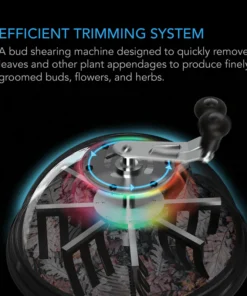 Alternative view of AC Infinity Bowl Trimmer Twist Spin Cut With Clear Visibility Dome