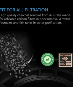 Alternative view of AC Infinity Activated Carbon Refill, 1200+ Iav Australian Charcoal