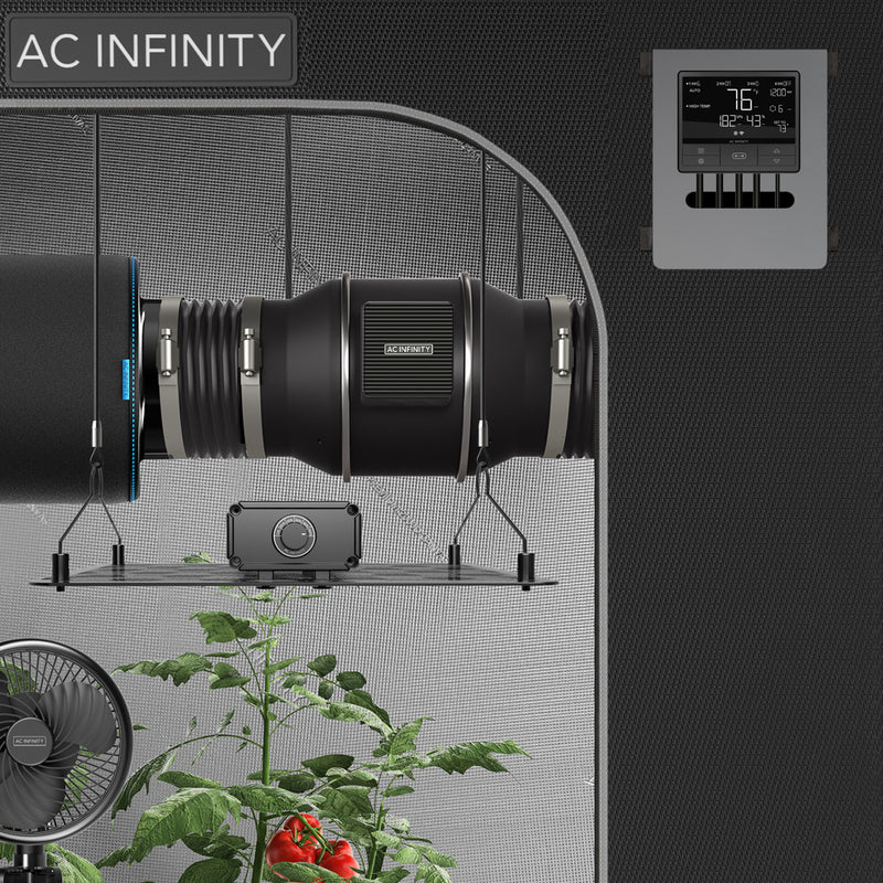 AC Infinity Cloudline Pro T4, Quiet Inline Duct Fan System With Temperature Humidity Vpd Controller, 4-Inch - Image 7