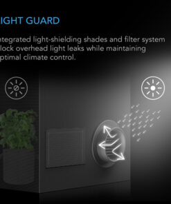 Alternative view of AC Infinity Grow Tent Duct Vent Attachment, 8-Inch 2 Pack, Light-Blocking & Dust-Resistant