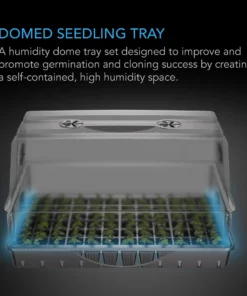 Alternative view of Heavy Duty Humidity Dome with Height Extension, Large Propagation Kit, 6x12 Cell Tray