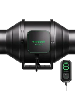 VIVOSUN AeroZesh S4 Inline Fan 4″ (353 m³/hr) + EC12 Controller