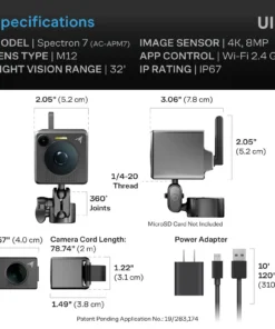 AC Infinity SPECTRON 7, AI-Powered Grow Camera 4K with Thermal Imaging and Under-Canopy Vision - Image 7